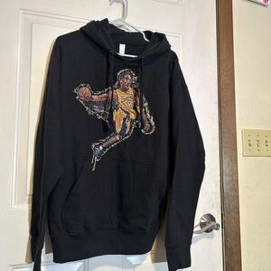 Blacked Hooded Sweatshirt Size Large Koby Bryant #221